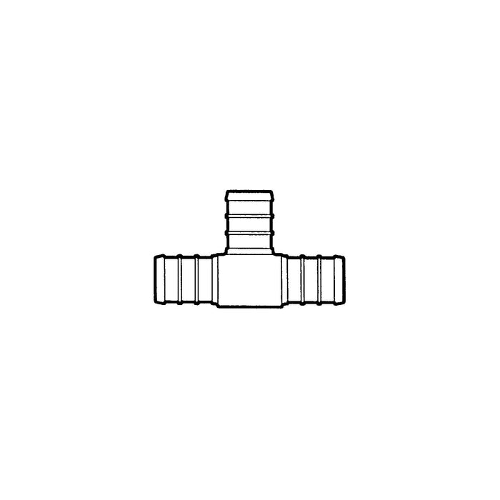 Bristol Products 49UTT333 QestPEX Tee, 1/2" Barb