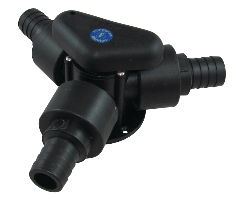 Forespar 902018 Marelon Y-Valve, 1-1/8" Barbs