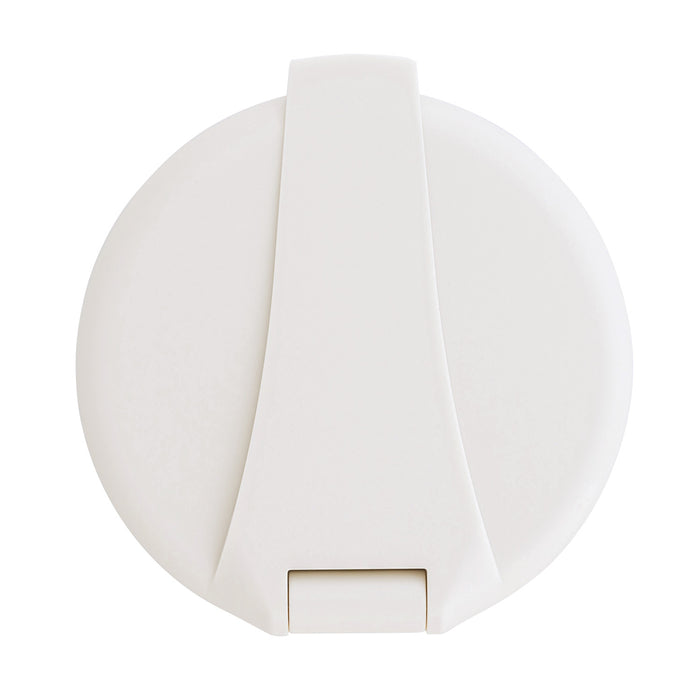Juego de vaso y tapa empotrable Ambassador Marine 136-0005-WH (plástico) (blanco cálido)