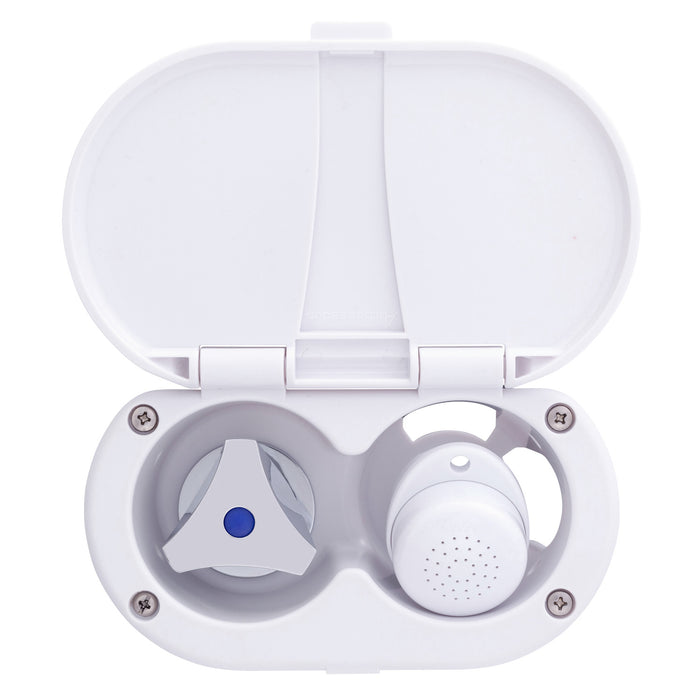 Ambassador Marine 136-0200-AW Trinidad - Ducha de popa (solo agua fría), taza y tapa en blanco ártico, rociador pequeño en blanco ártico, manguera de goma blanca de 1,8 m, manija cromada Trinidad