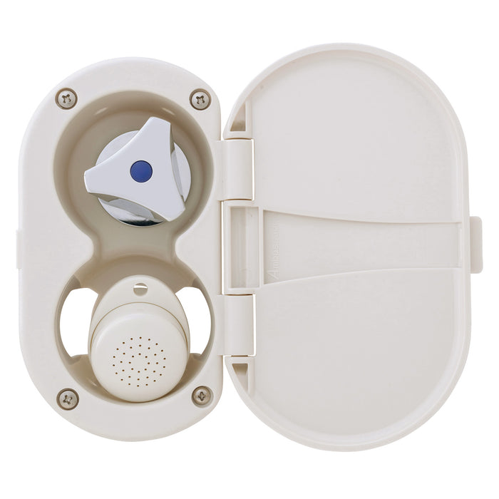Ambassador Marine 136-0200-WH Trinidad- Transom Shower (Cold Only), Warm White Cup & Lid, Small Warm White Sprayer, 6' White Rubber Hose, Chrome Trinidad Handle