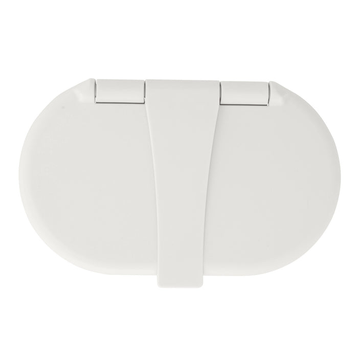 Ambassador Marine 136-0200-WH Trinidad- Transom Shower (Cold Only), Warm White Cup & Lid, Small Warm White Sprayer, 6' White Rubber Hose, Chrome Trinidad Handle