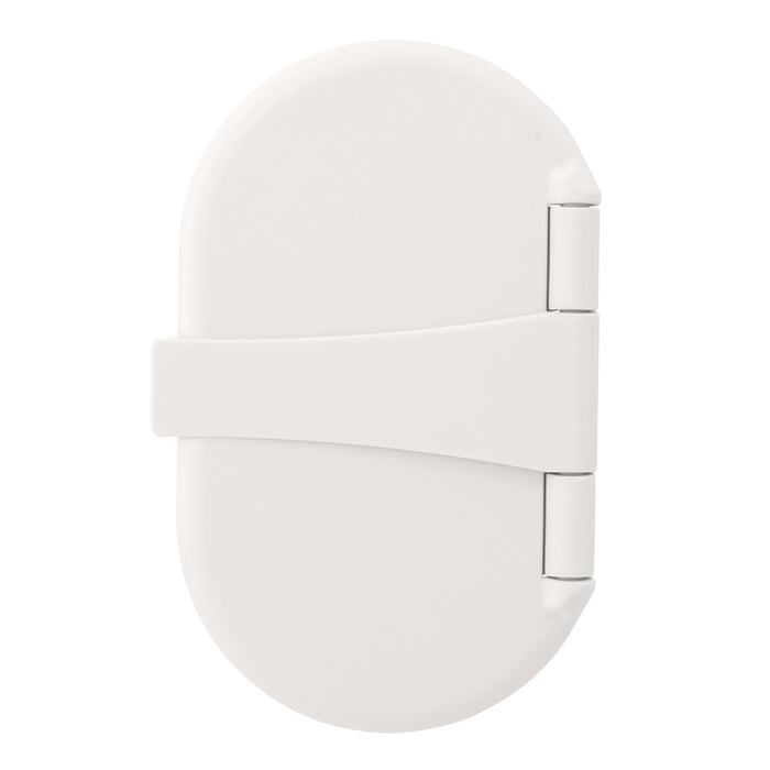 Ambassador Marine 136-0208-WH Trinidad- Transom Shower (Cold Only), Warm White Cup & Lid, Small Warm White Sprayer, 6' Stainless Steel Hose, Chrome Trinidad Handle
