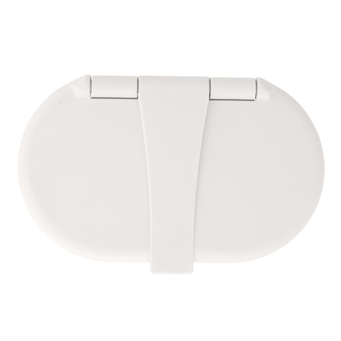 Ambassador Marine 136-0214-WH Trinidad- Transom Shower (Cold Only), Warm White Cup & Lid, Hammer-Head Warm White Sprayer, 10' White Rubber Hose, Chrome Trinidad Handle