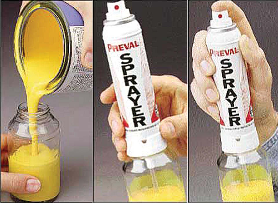Preval 269 Touch Up Glass Jar w/Lid, 6 oz.