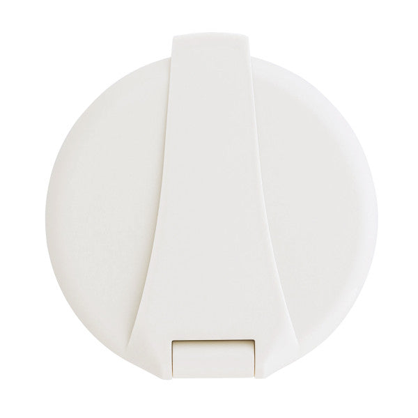 Ducha empotrada Ambassador Marine con taza y tapa en blanco cálido, rociador pequeño y manguera de 1,8 m (1/2 pulgada NPSF)