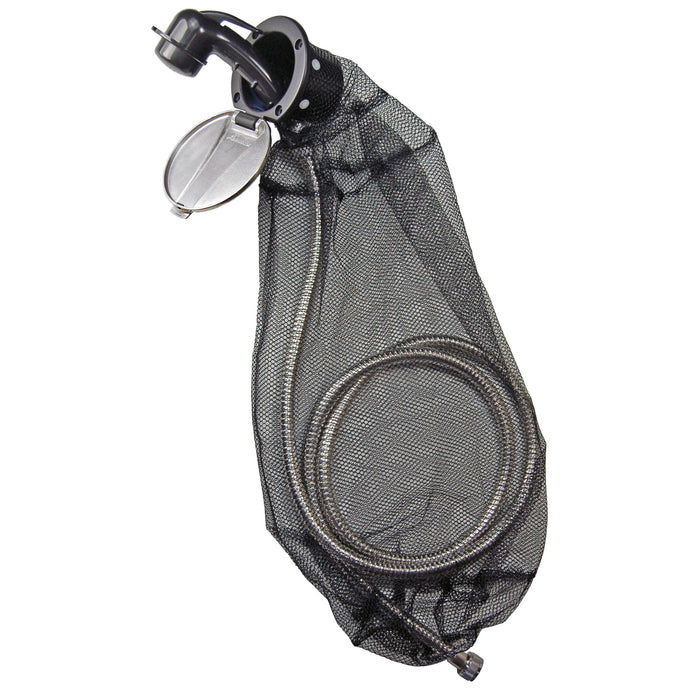 Ambassador Marine 137-0090-KP Mesh Bag (for Recessed & Transom Shower Kit), w/Rivets (Black)