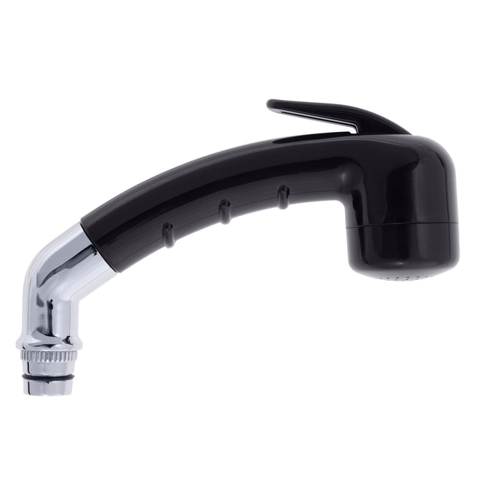 Ambassador Marine 138-0005-KP-R Small Marine Sprayer (for Faucet), No Hook, 15/1-M w/Locking Teeth (Black)