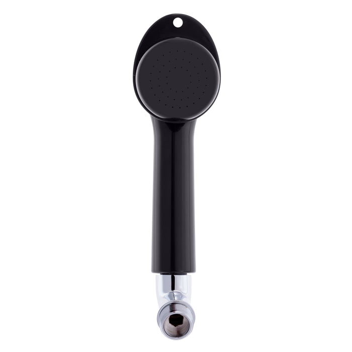 Rociador marino grande Ambassador Marine 138-0102-KP con codo y gancho (negro)