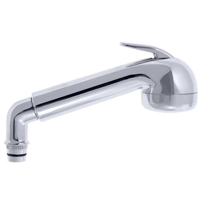 Ambassador Marine 138-0105-CP Large Marine Sprayer (for Faucet) (with Locking Teeth), No Hook (Chrome)