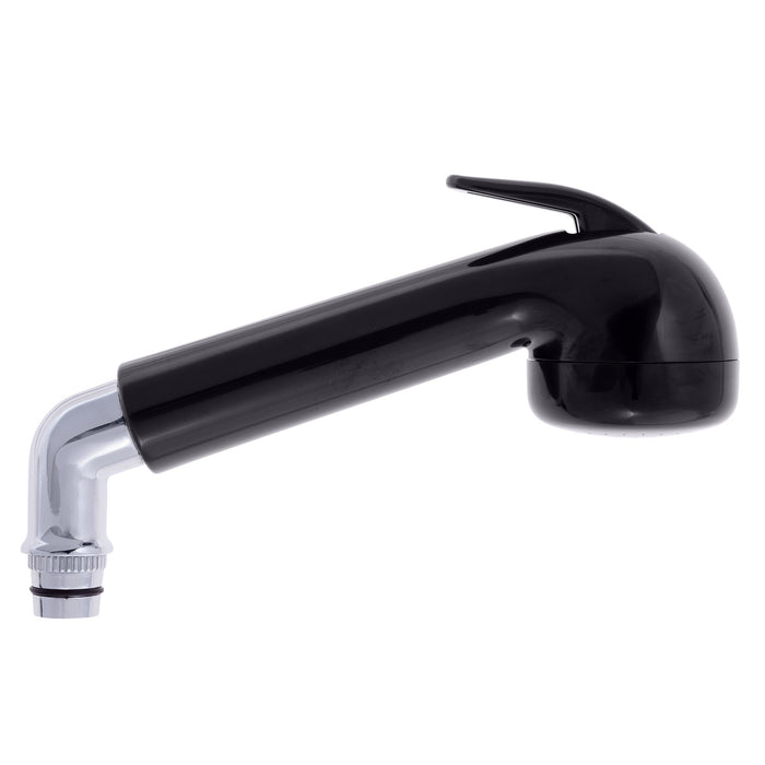 Ambassador Marine 138-0105-KP Large Marine Sprayer (for Faucet) (with Locking Teeth), No Hook (Black)