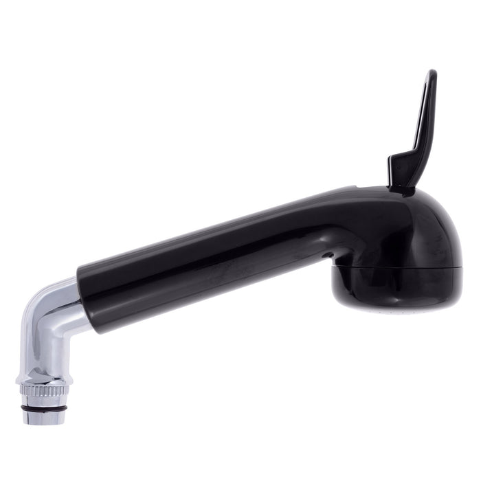 Ambassador Marine 138-0105-KP Large Marine Sprayer (for Faucet) (with Locking Teeth), No Hook (Black)