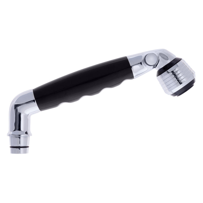 Rociador clásico Ambassador Marine 138-0207-CK (para grifo), 15/1-M, sin dientes de bloqueo (cromo/negro)