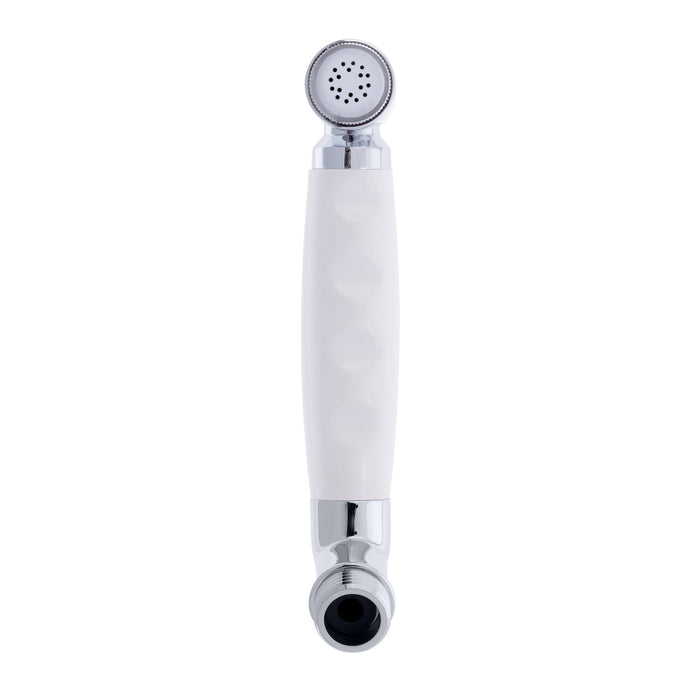 Ambassador Marine 138-0303-CA-R Hammer-Head Sprayer, No Hook, w/Elbow 1/2" NPS (Chrome/Arctic White)