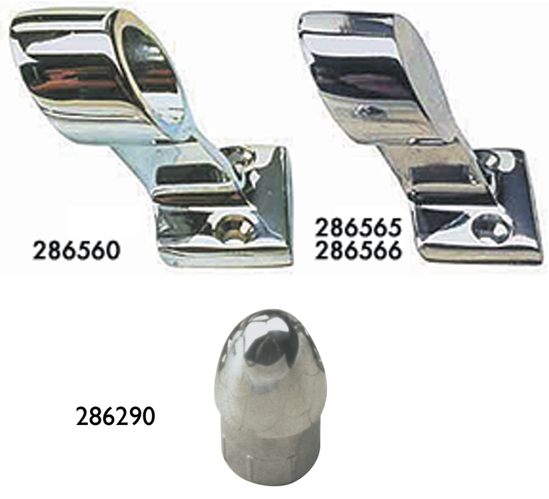Sea Dog 286565-1 Rail Stanchion Aft-60Â°