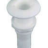Perko 0328 White-Polymer Thru-Hull Connection for Hose - Multiple Sizes - 1-1/8"