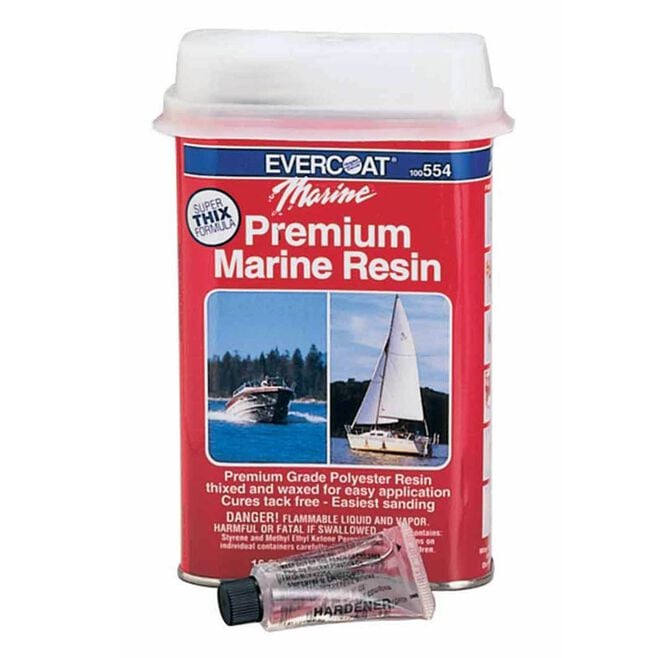 Fibre Glass-Evercoat 100554 Pt Resin w/Wax