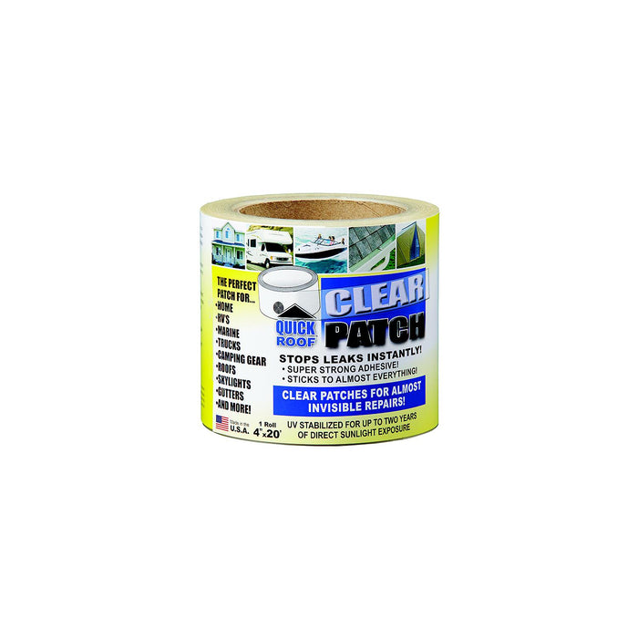 Cofair Products QRCP420 Quick Roof™ Clear Patch, 4" x 20"