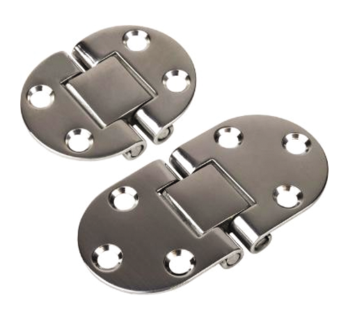 Sea Dog 201555-1 Sea-Dog Round Side Two Pin Hinge, 3" (Carded)