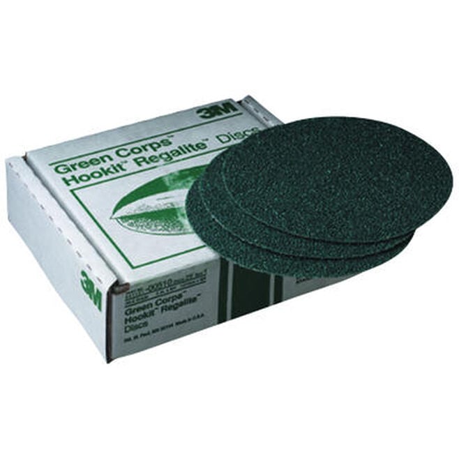 3M 522 8" Green Corp Hookit Disc 60G