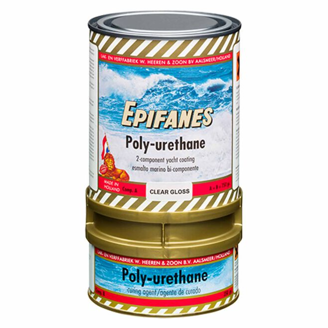 Epifanes PUCG.750 2-Part Clear Gloss Polyurethane