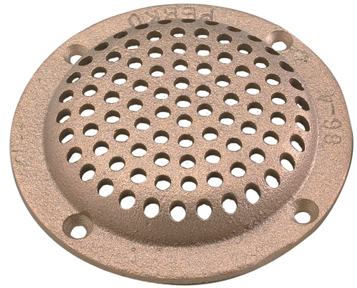 Perko 0086DP5PLB 5" Round Bronze Strainer for 2" T-Hulls
