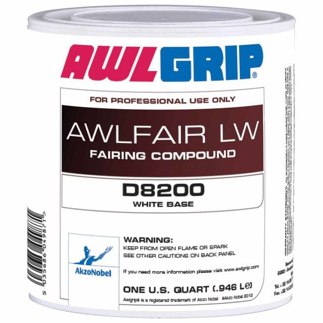 Awlgrip OD8200/2GLUS Awlfair LW Trowelable Fairing Compound Base, White 2-Gal.
