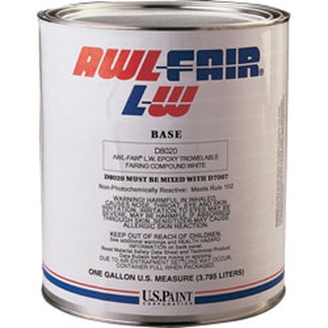 Awlgrip OD7200/1QTUS Awlfair LW Trowelable Fairing Compound Standard Converter, Red Qt.