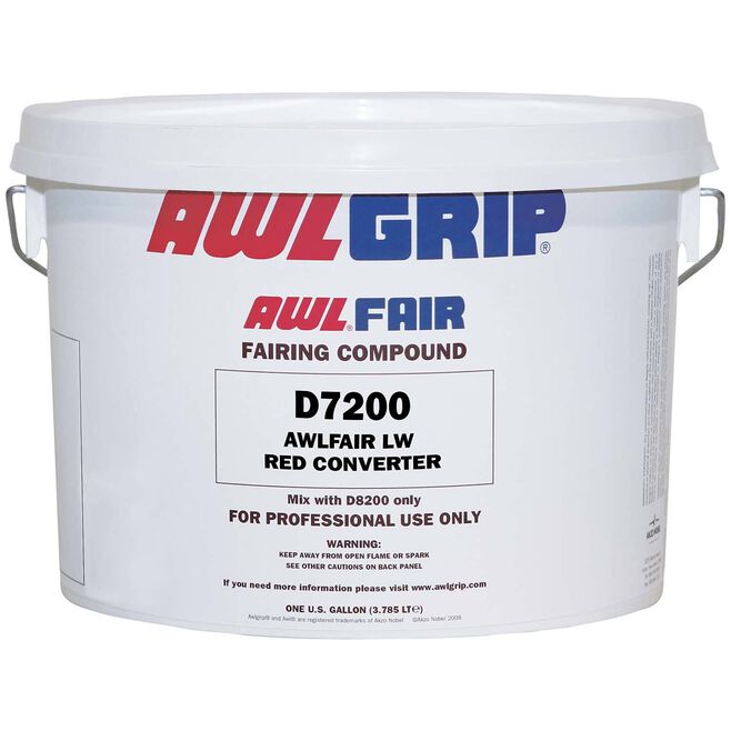 Awlgrip OD7200/1QTUS Awlfair LW Trowelable Fairing Compound Standard Converter, Red Qt.