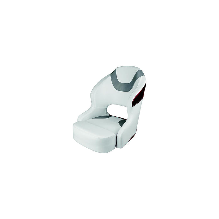 Wise Seats 3314-1774 Wise Baja Series Bucket Seat, Brite White / Grey / Dark Red