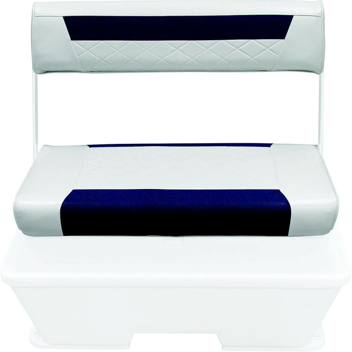 Wise Back Rest & Seat Cushion Set for 70/62 Qt, White and Mariner Blue Replacement Seating