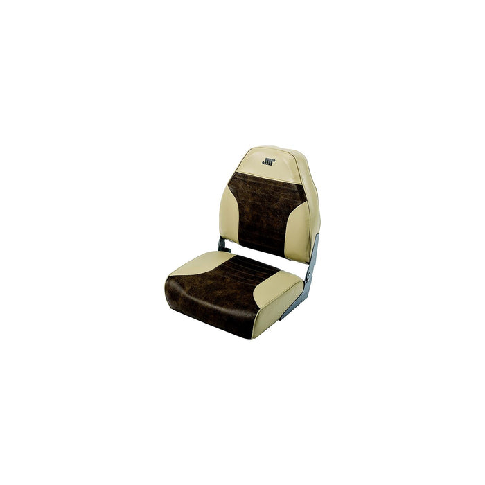 Wise Seats 8WD588PLS-662 Wise Mid Back Fishing Seat, Sand/Brown