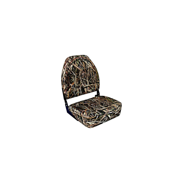 Wise Seats 8WD617PLS-728 Wise Camouflage High-Back Fold-Down Seat, Mossy Oak Shadowgrass Blades