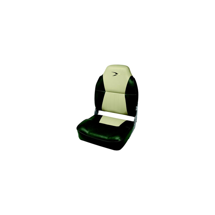 Wise Seats 8WD640PLS-671 Wise Premium High Back Fishing Boat Seat Green/Sand