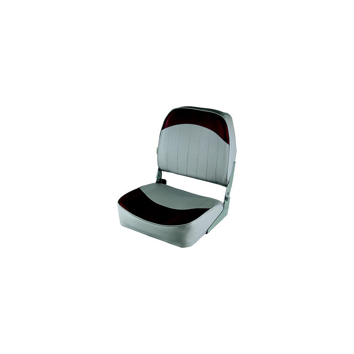 Wise Seats 8WD734PLS-661 Wise Economy Fold Down Fishing Seat, Grey/Red