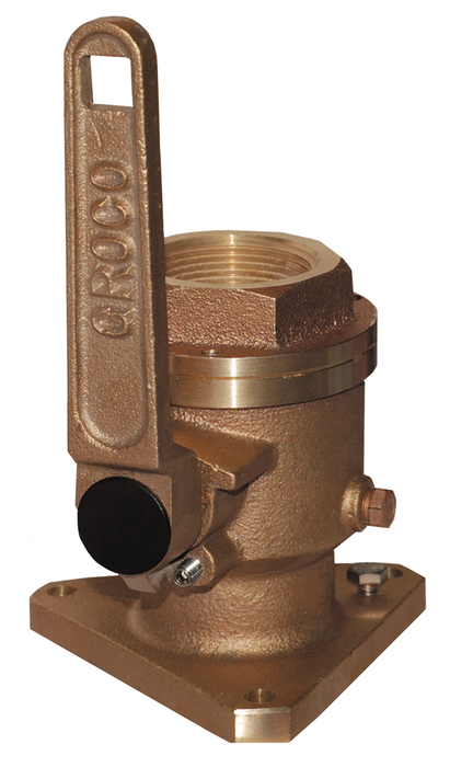 Groco BV-4000 BV Bronze Full-Flow Flanged Ball-Type Seacock