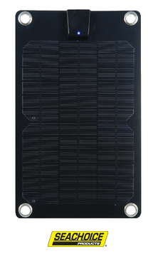 Panel solar Seachoice Semiflex de 12 voltios, 5 vatios, 0,41 amperios