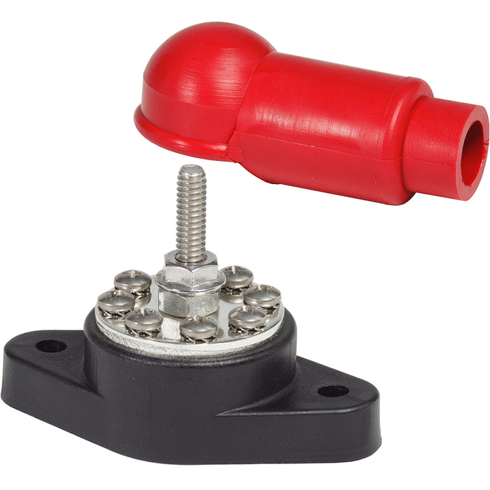 Conector de cable Blue Sea 2101 PowerPost Plus - Perno de 1/4"