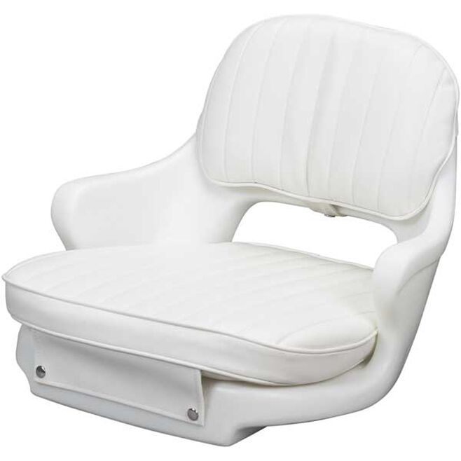 Moeller ST2000-HD Standard Seat w/ Molded Arms, Cushion Set & Mount Plate White