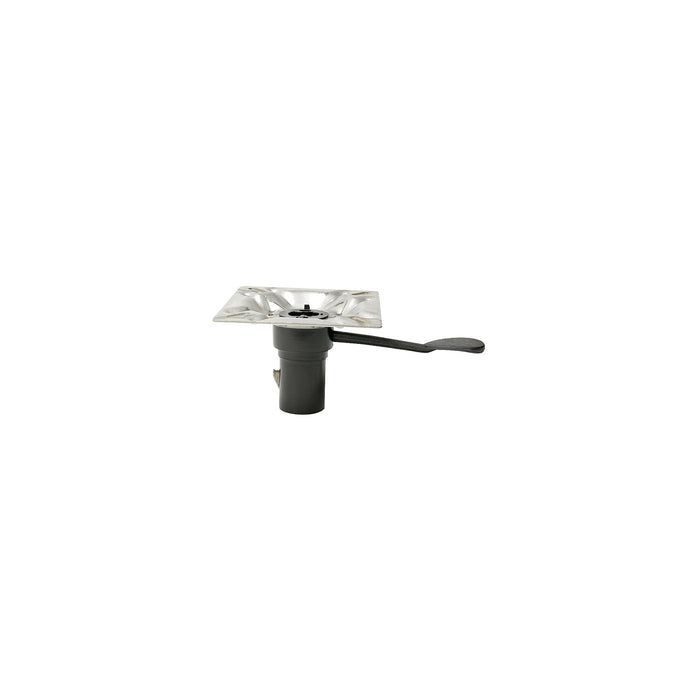 Attwood 238142-7 SwivlEze 238 Series Seat Mount, Right Handle, 3° Angle, SS