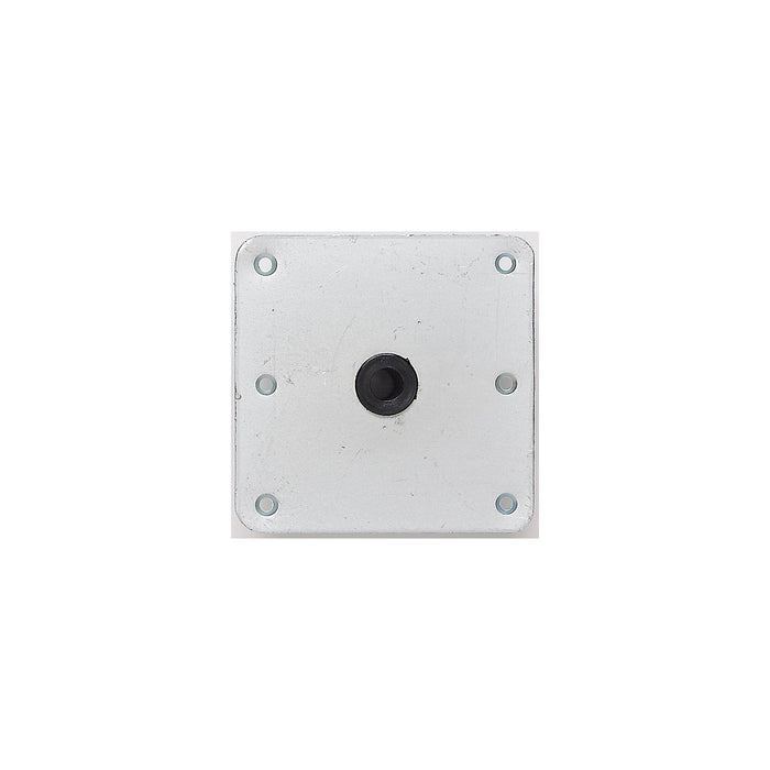 Attwood 67729-T Lock'N-Pin 3/4" Base Plate 7" x 7" Threaded Zinc Plated Steel