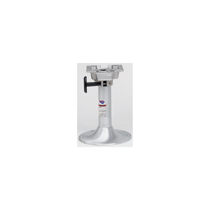 Attwood 238913LSM1 Lakesport 2-3/8" Fixed Bell Pedestal with Seat Mount 13"