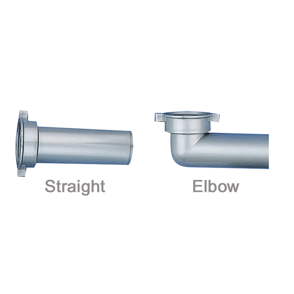 Scandvik 10316P PVC Tail Pipe, 1-1/2" x 5"