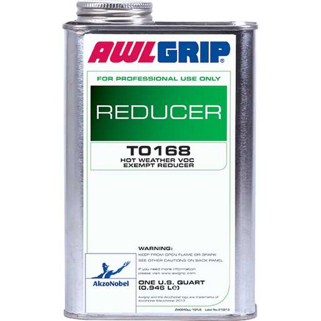 Awlgrip OT0168/1QTUS Topcoat Reducer, Hot Weather Qt.