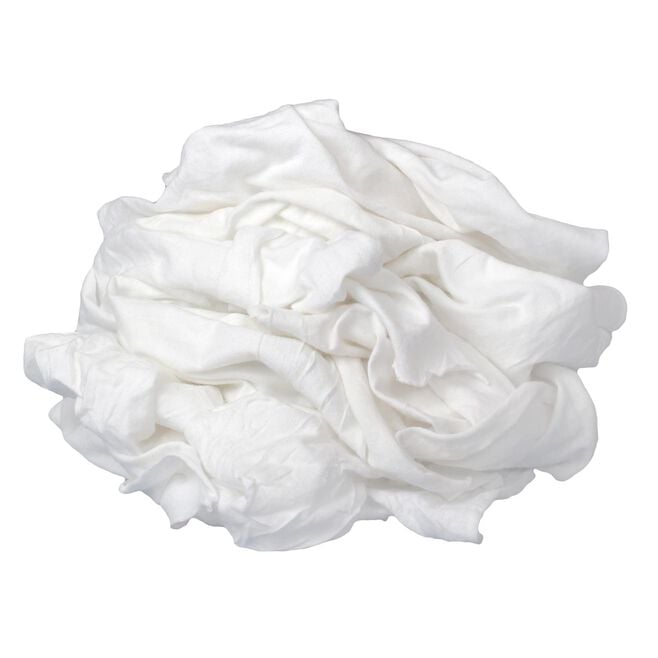 Buffalo Rags 12026 New Bleached White Knit Wipers