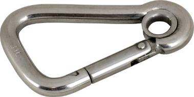 Sea-Dog Stainless Steel Asymmetrical Snap with Eye 4" (150085-1)