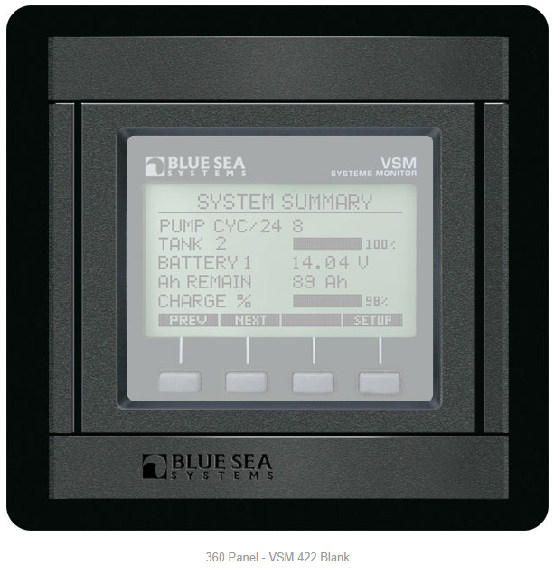 Blue Sea 1519 360 Panel - VSM 422 Blank