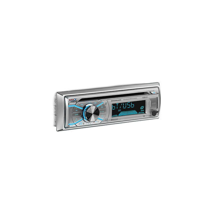 Boss Audio MR508UABS Single-DIN CD/USB/SD, MP3, WMA, FM/AM Player/Bluetooth Silver