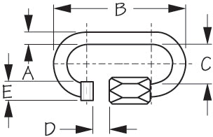 Sea-Dog Stainless Steel Quick Link 3/16" 316