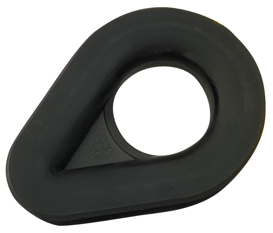 Sea-Dog 173571 Standard Thimble, Black Nylon, 1/4"